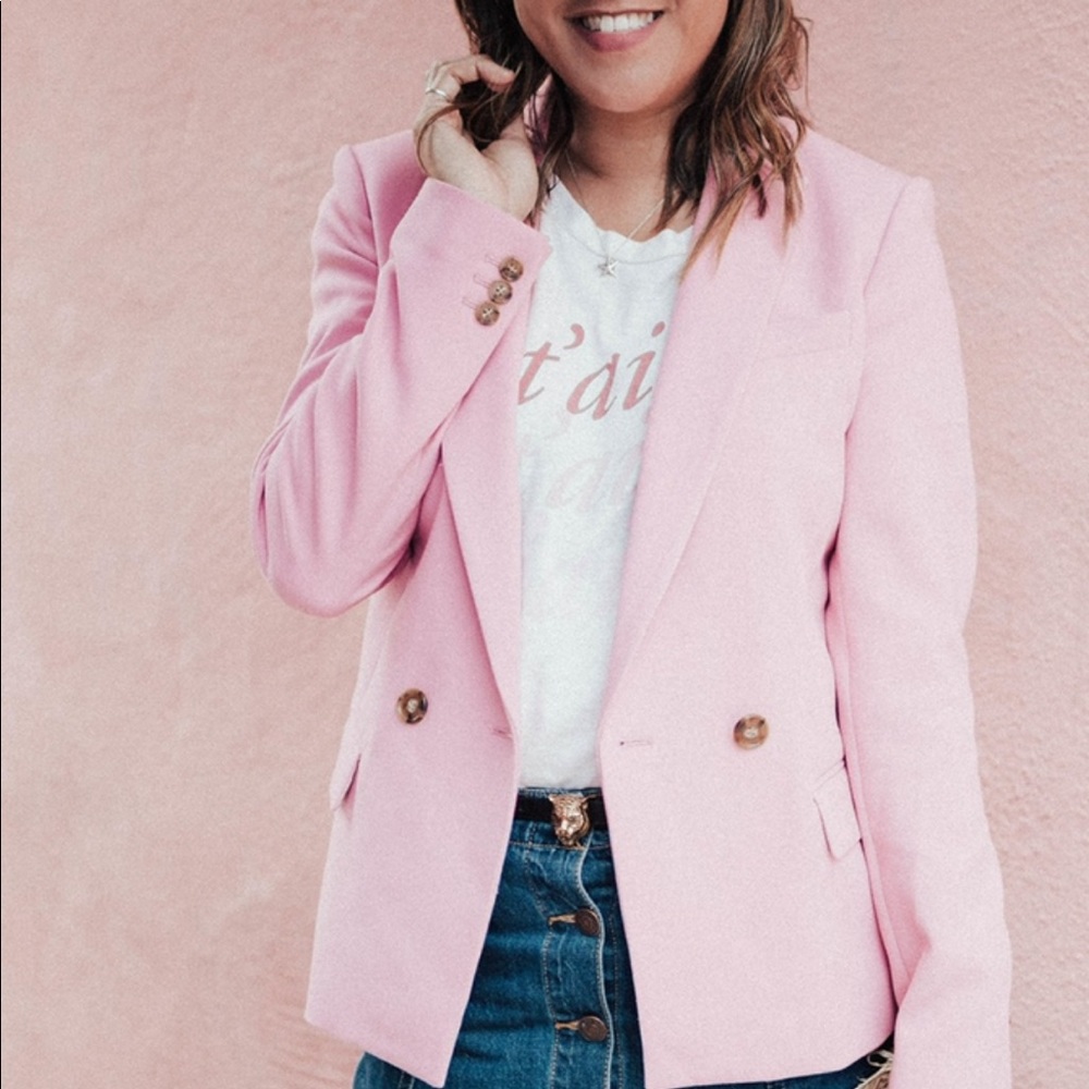 J Crew Dover blazer pink VGUC